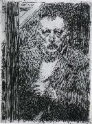 Anders Zorn Self Portrait. oil painting